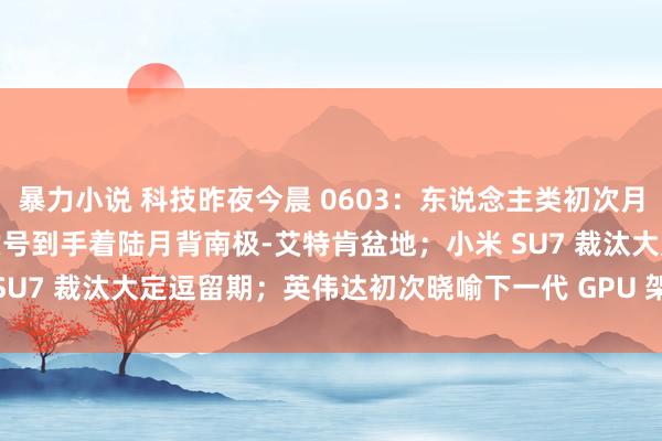 暴力小说 科技昨夜今晨 0603：东说念主类初次月背采样复返将实施！嫦娥六号到手着陆月背南极-艾特肯盆地；小米 SU7 裁汰大定逗留期；英伟达初次晓喻下一代 GPU 架构“Rubin”