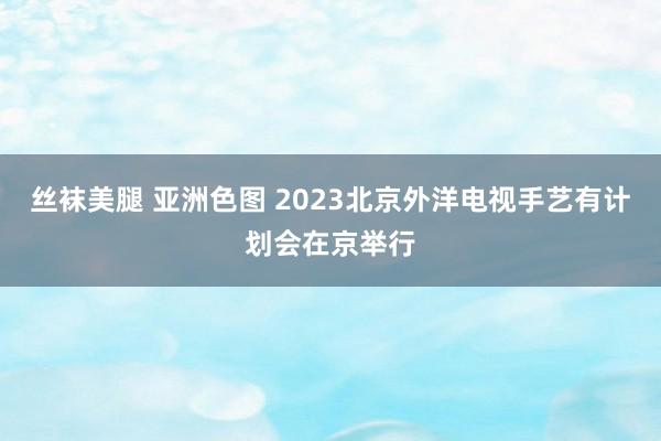 丝袜美腿 亚洲色图 2023北京外洋电视手艺有计划会在京举行