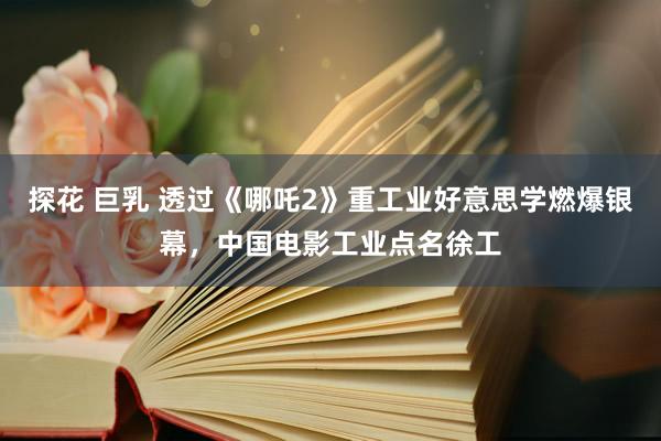探花 巨乳 透过《哪吒2》重工业好意思学燃爆银幕，中国电影工业点名徐工